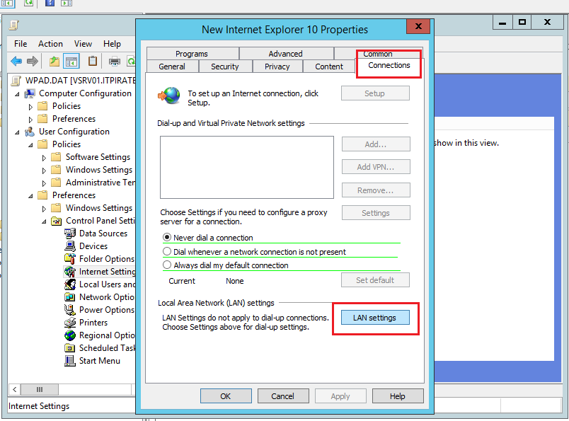 How to configure Internet Explorer 11 proxy settings via Group Policy ...